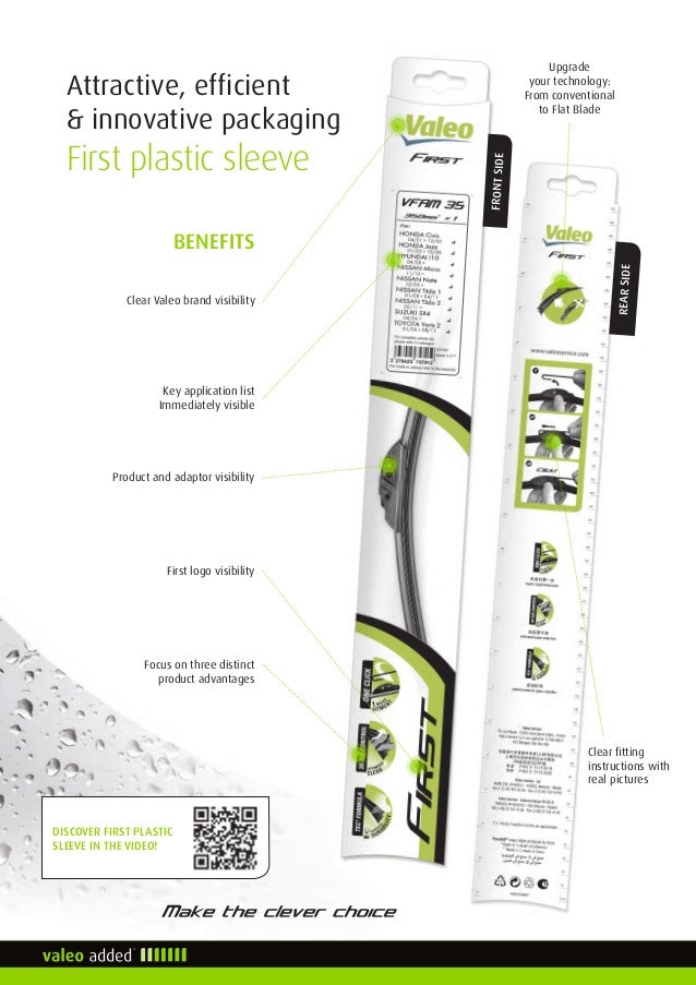 Champion limpiaparabrisas escobillas valeo Easyvision multi-clip
