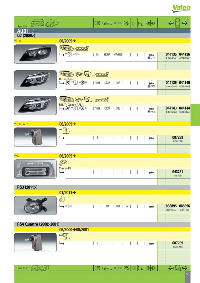 Valeo Passenger Car & Light Commercial Vehicles Lighting & Signalling
