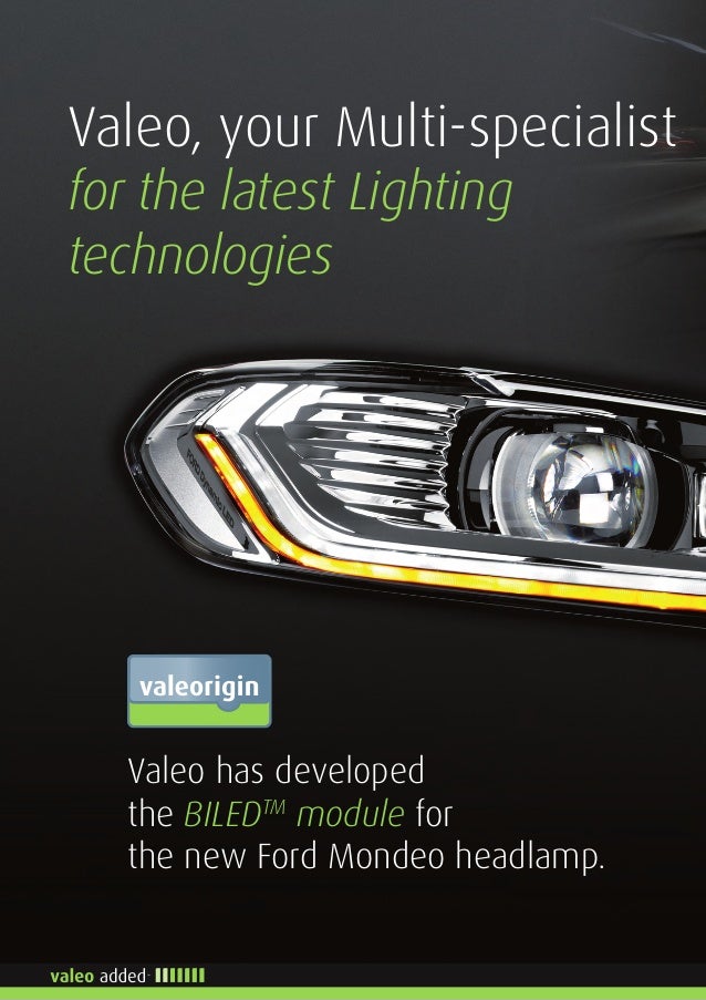 Valeo Passenger Car & Light Commercial Vehicles Lighting & Signalling…