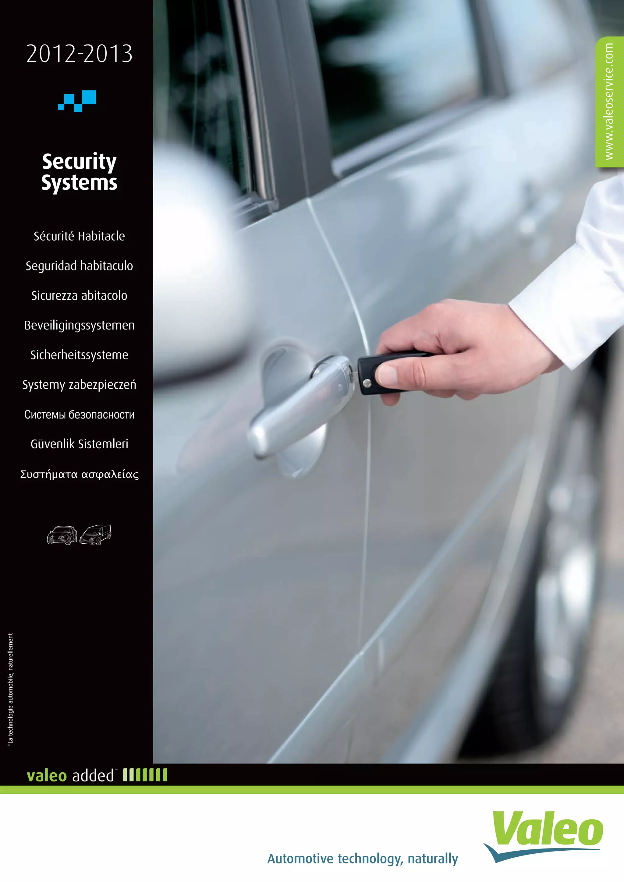 Valeo passenger cars & lcv security systems 2012 2013 catalogue 956216