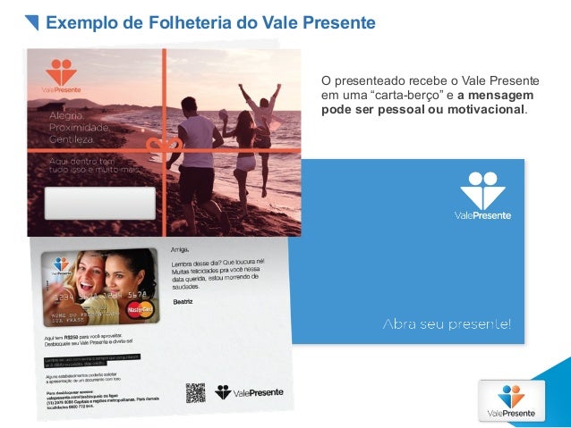 Produtos para campanhas de incentivo - Vale Presente S.A.