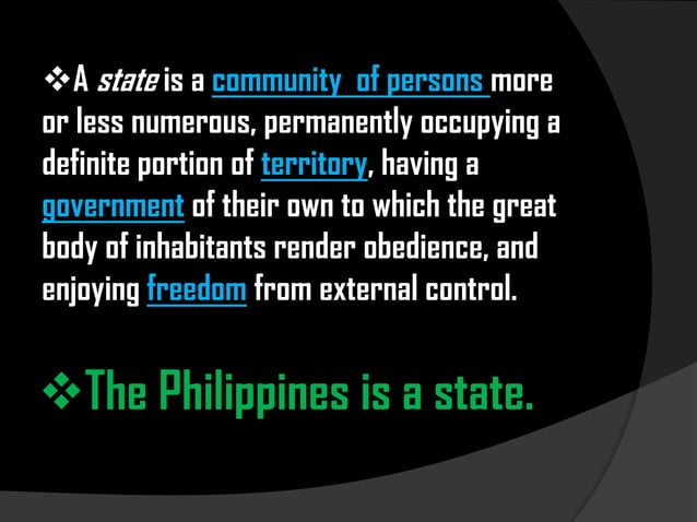 Elements of State | PPTX