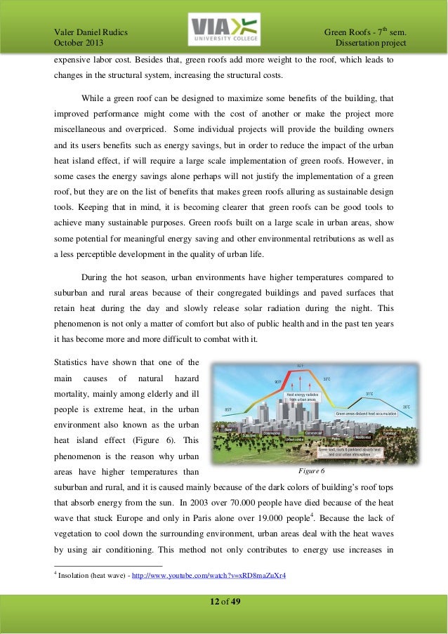 Green roof dissertation image