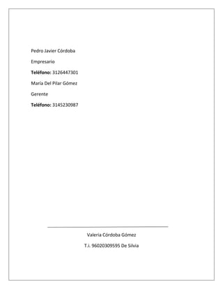 Valeria córdoba gómez