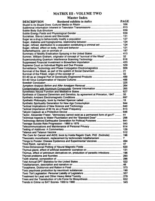 Matrix III Volume Two By Val Valerian   