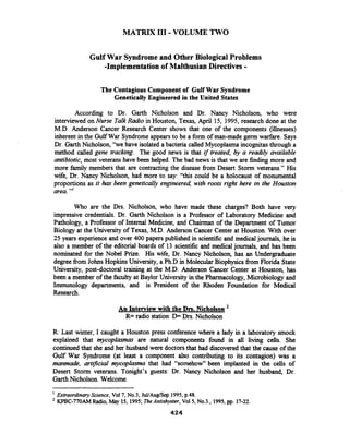 Matrix III Volume Two By Val Valerian   