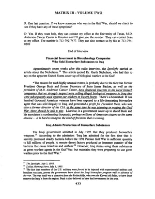 Matrix III Volume Two By Val Valerian   