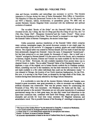 Matrix III Volume Two By Val Valerian   