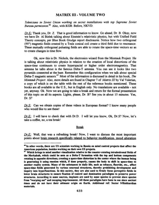 Matrix III Volume Two By Val Valerian   