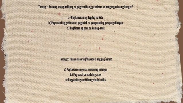 ESP 10-Hamon Hindi Problema patunay natin | PDF