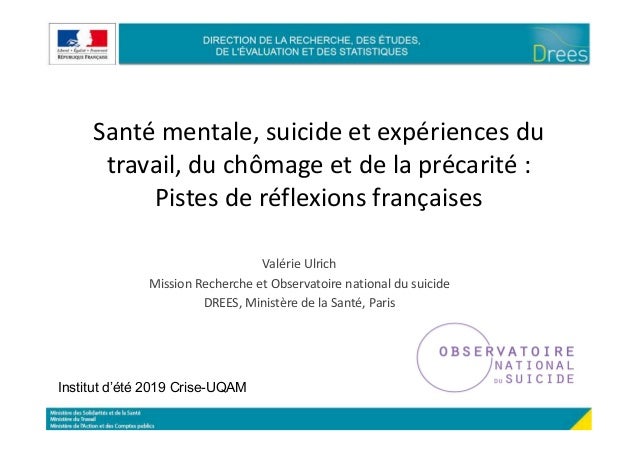 Précarité et santé mentale