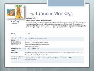 6. Tumblin Monkeys
                     DESCRIPCIÓN
                     Juego Infantil Monos Saltarines Mattel
28’70   € ...