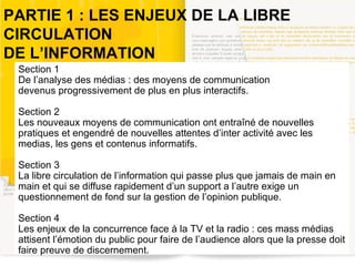 Valeur De L Information dans la presse ecrite on line ou off line