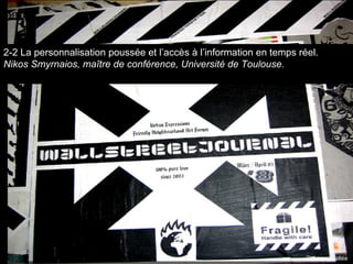 2-2 La personnalisation poussée et l’accès à l’information en temps réel. Nikos Smyrnaios, maître de conférence, Université de Toulouse. Photos: JVallée 