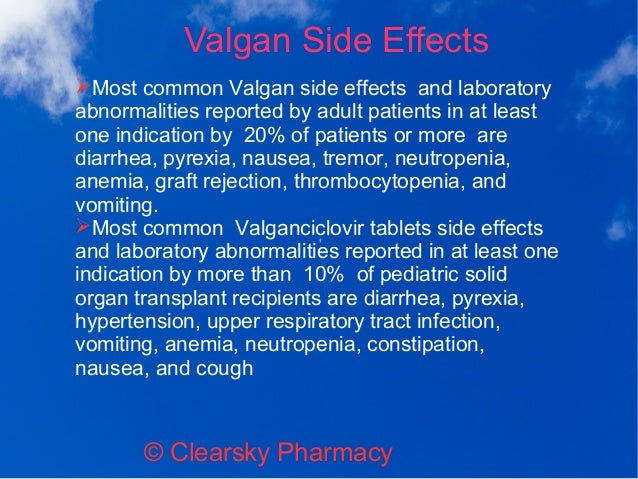 Genentech Valcyte Valganciclovir Hydrochloride