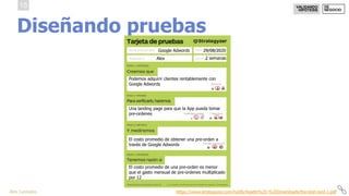 Validando hipótesis de negocio - Alex canizales | PDF