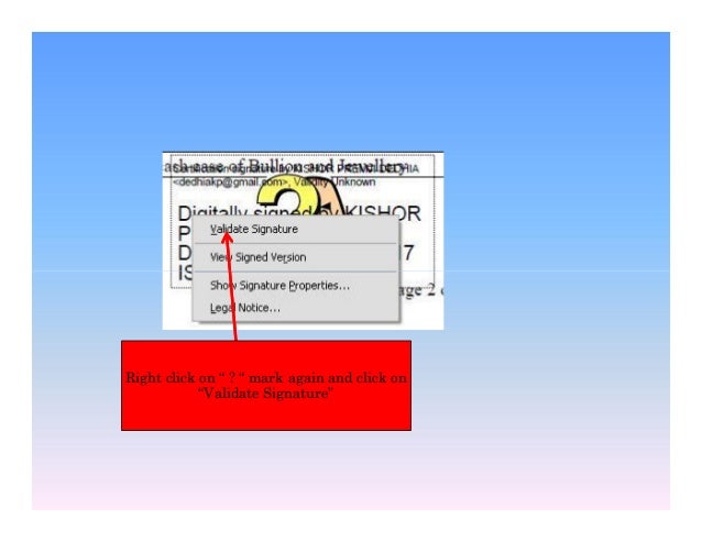 How To Validate Digital Signature On PDF Document