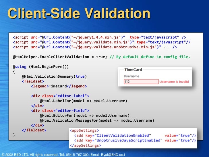 How Does Mvc Validation Work? – Adding Validation – ORSJO