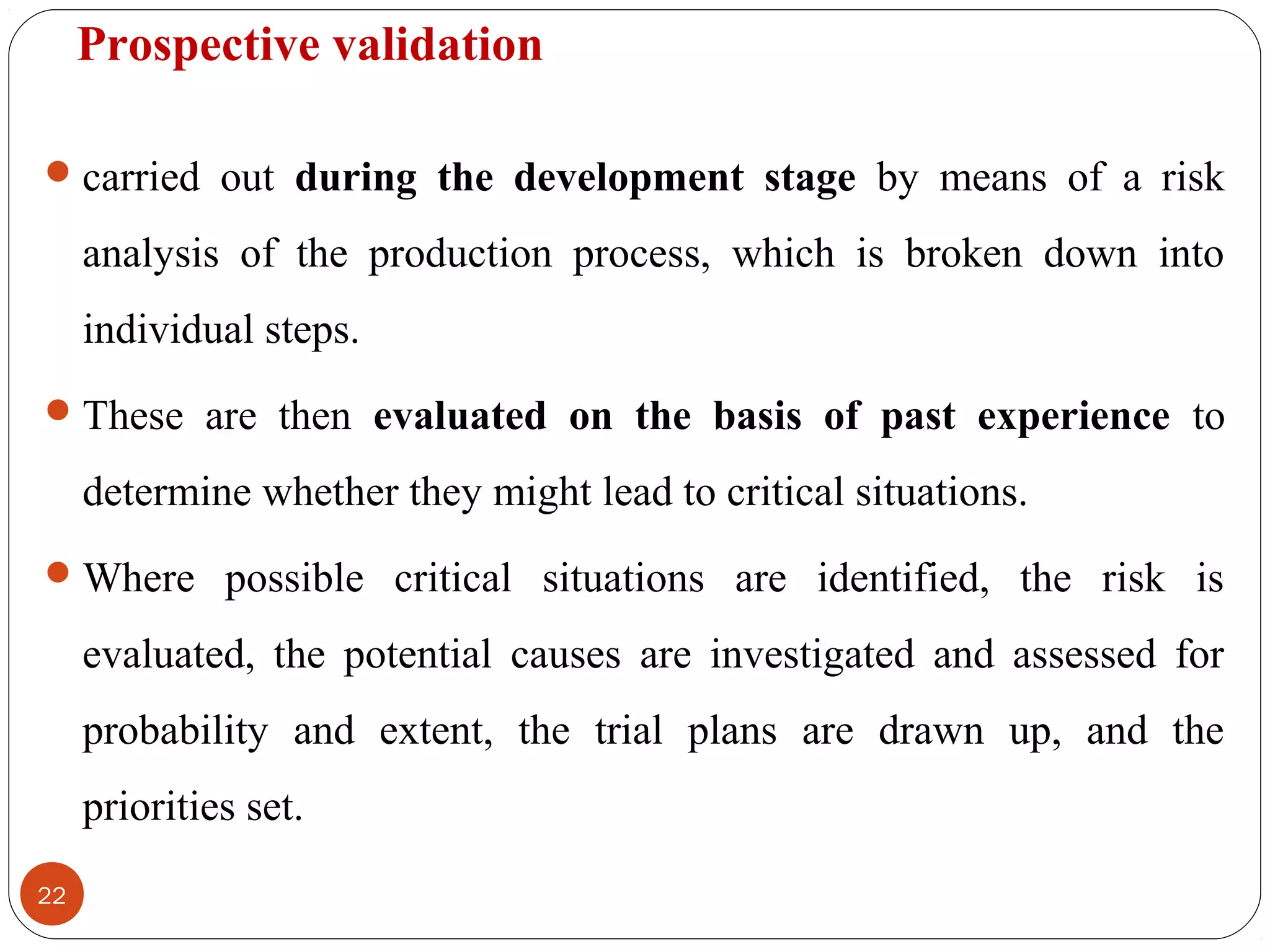 PHARMACEUTICAL VALIDATION | PPT
