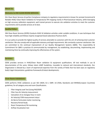 Clean Room Qualification Protocol.pdf validation.pdf