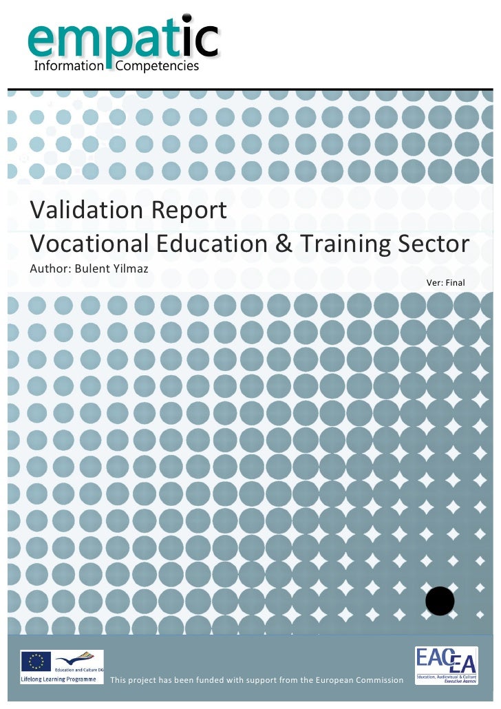report on vocational training Sample format for vocational testing report search by: for : see also all l&i forms/pubs file a quarterly report find safety training materials. report on vocational training Sample format for vocational testing report search by: for : see also all l&i forms/pubs file a quarterly report find safety training materials.