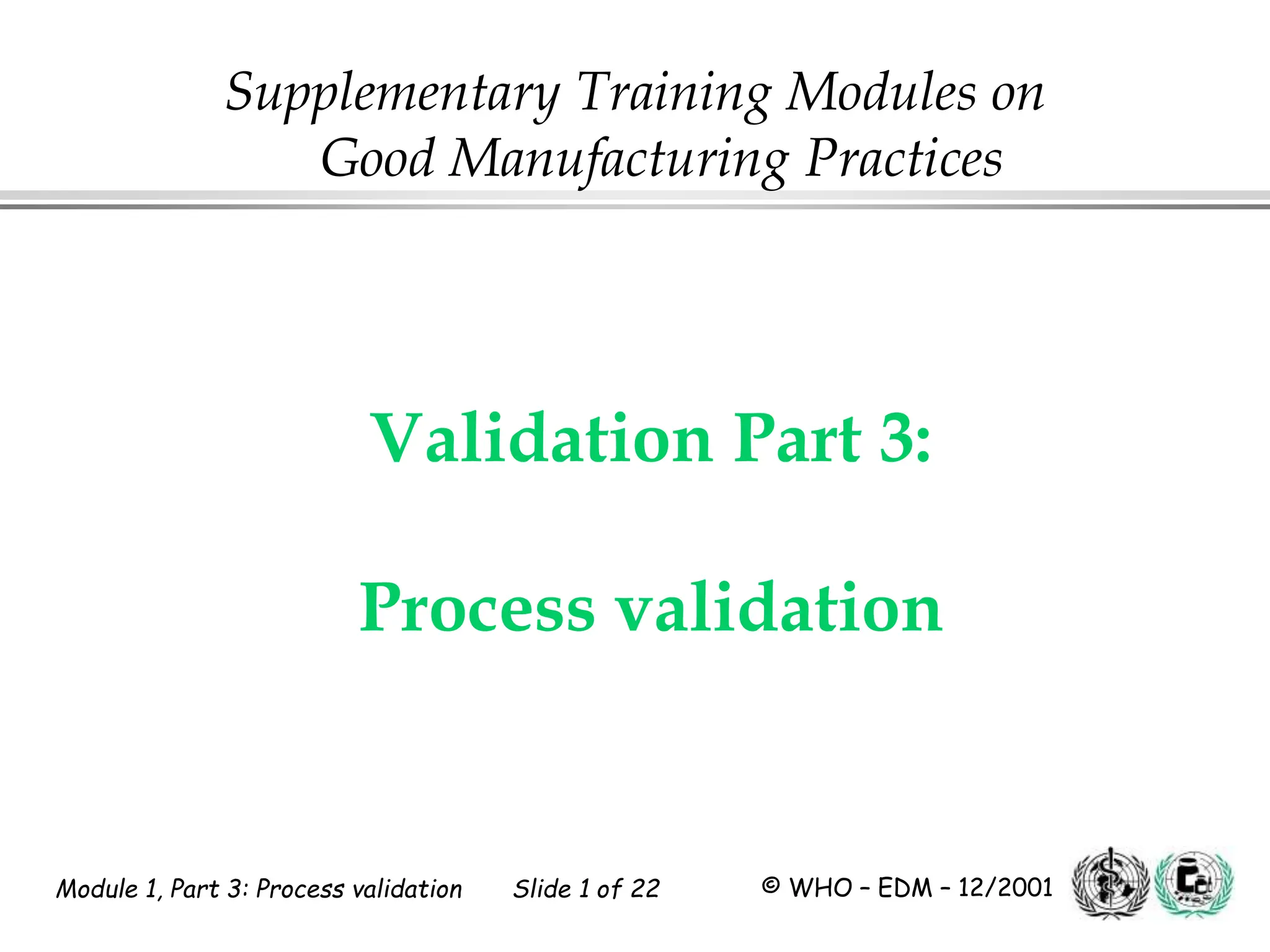 Pharmaceutical Validation & Calibration PPT