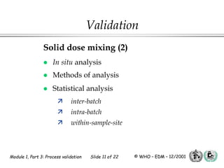 Pharmaceutical Validation & Calibration | PPT