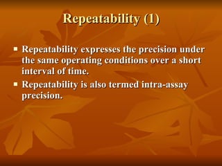 Repeatability Definition Validation | PPT