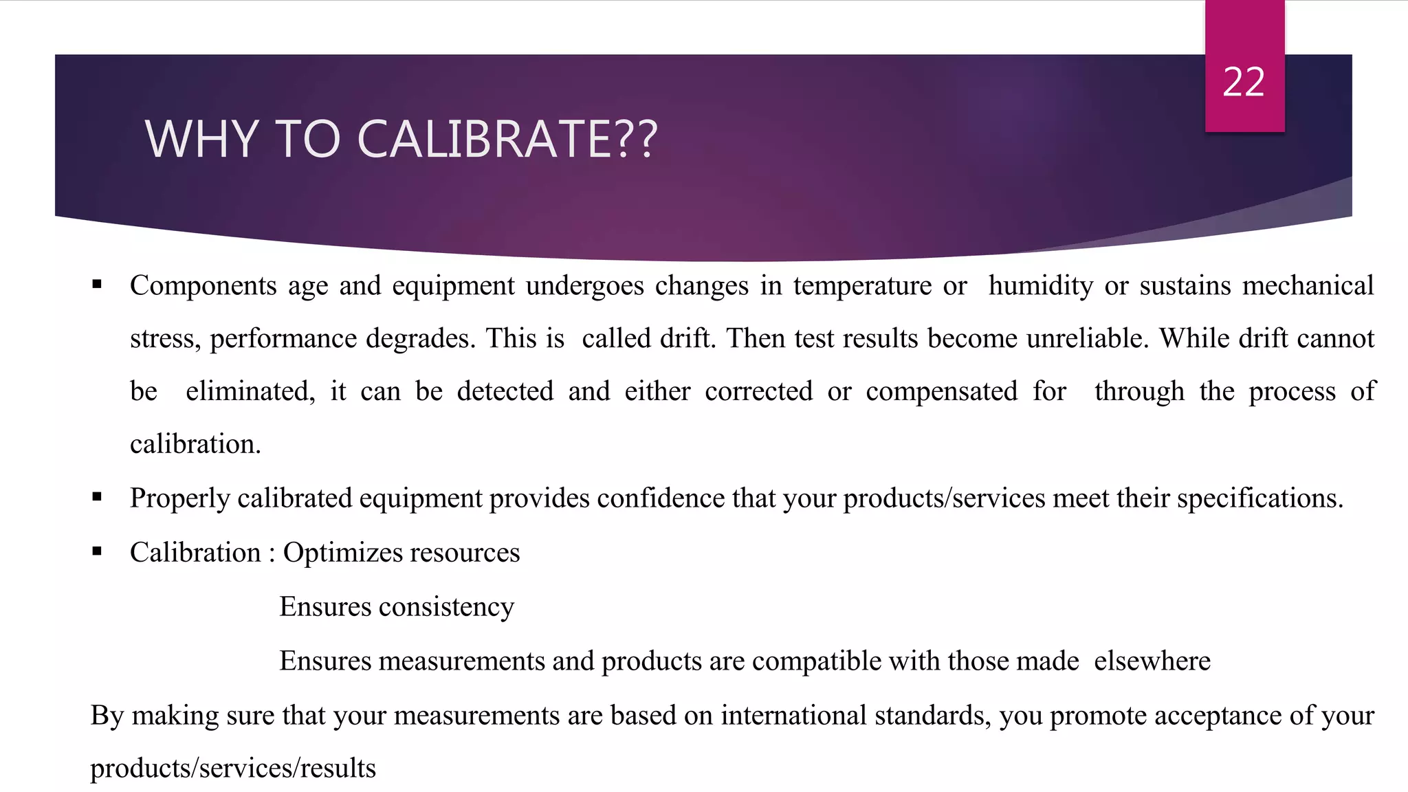 Validation and calibration master plan ppt