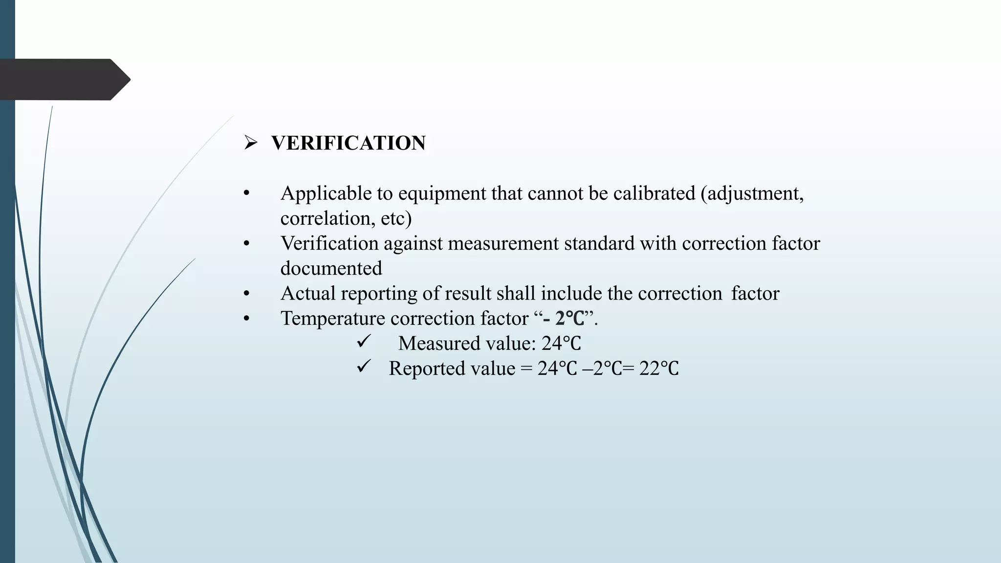 Validation and calibration of master plan ppt