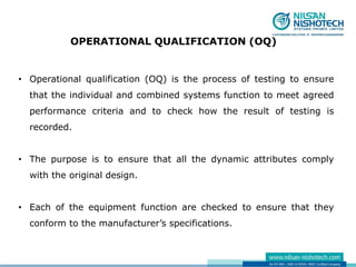 Operational Qualification Form Validation Documents.ppt