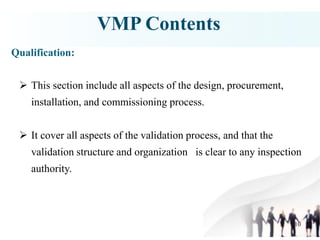 Validation master plan | PPTX