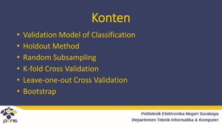 Validation Model dalam penggunaan klusterisasi.pdf