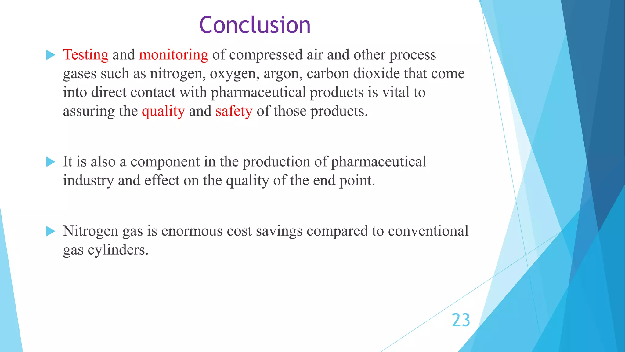Validation of compressed air and nitrogen | PPTX