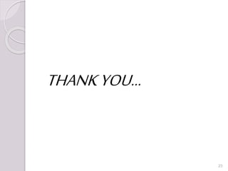 THANKYOU…
23
 