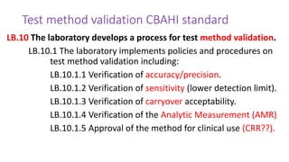 Validation of qualitative lab test methods | PPTX