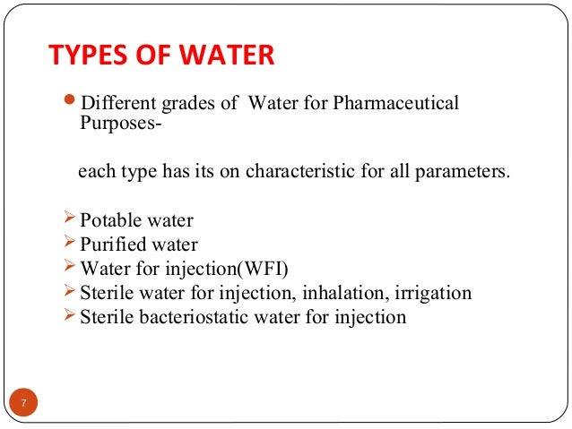 water consumption in pharmaceutical industry