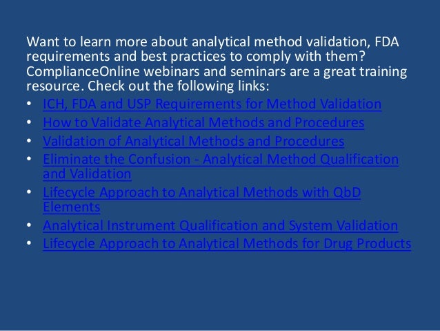 Method Validation: What Are Its Key Parameters