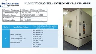 Validation Testing Facility-Chambers and specfication 2022.pdf