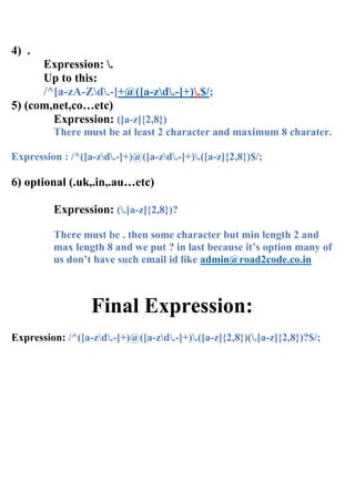 JavaScript Regular Expression Match | PDF