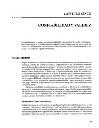 VALIDEZ Y CONFIABILIDAD DE INSTRUMENTOS DE EVALUACIÓN