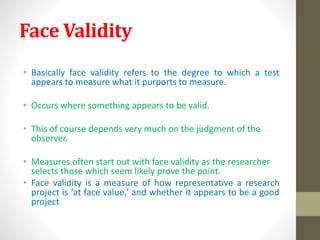 Face Validity Example Validity.pptx