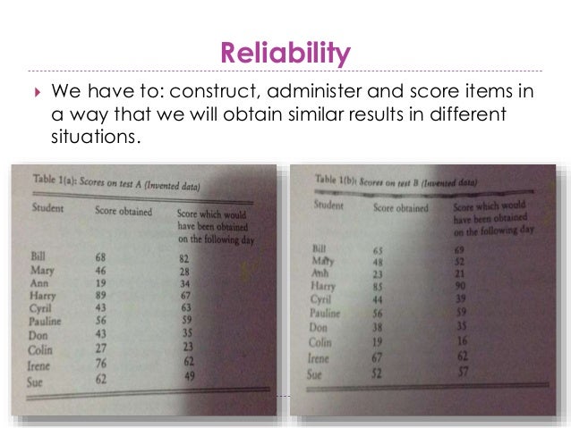 validity and reliability in assessment validity and reliability in assessment
