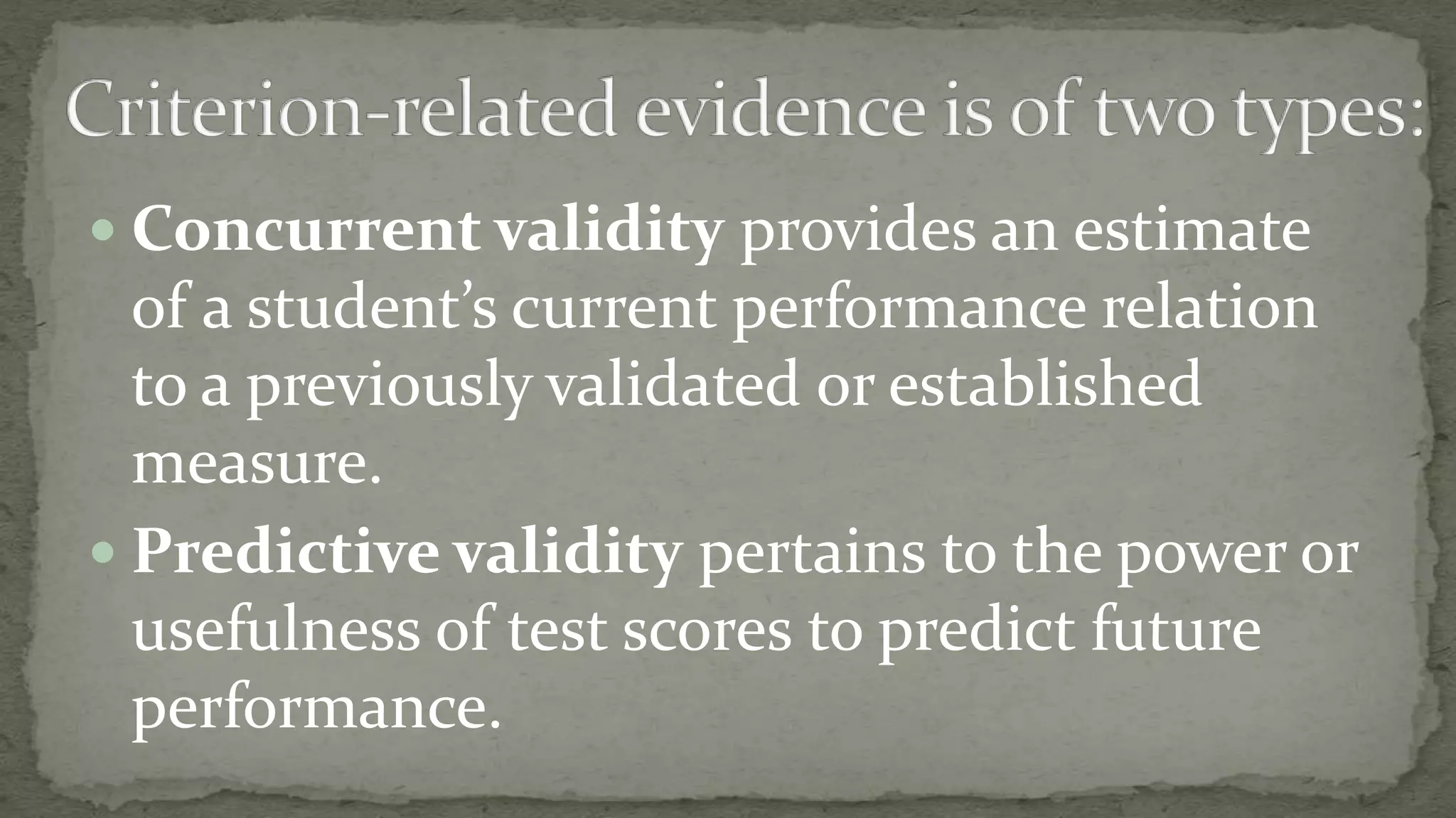 Validity and reliability | PPTX