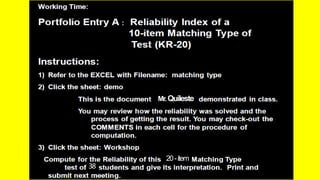 Validity and Reliability in Written Assessments | PDF