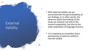 Validity and reliability | PDF