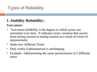 Validity and Reliability | PPT