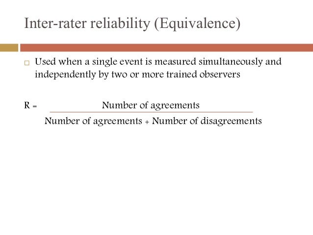reliability and validity class activity reliability and validity class activity
