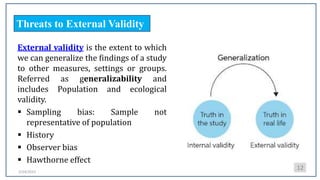 Validity and Reliability Threats and appropriate tool.pptx
