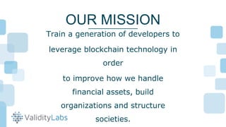 Introduction to blockchain and smart contracts | PPTX